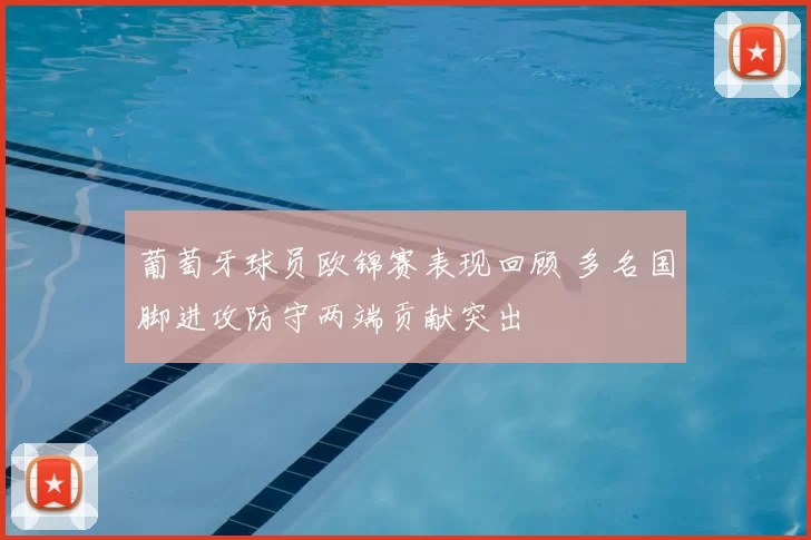 葡萄牙球员欧锦赛表现回顾 多名国脚进攻防守两端贡献突出